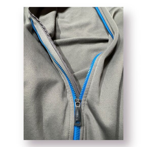 Oakley Front Zip Jacket Grey Gorpcore Front Pocket Size Large Jacket - Picture 7 of 8